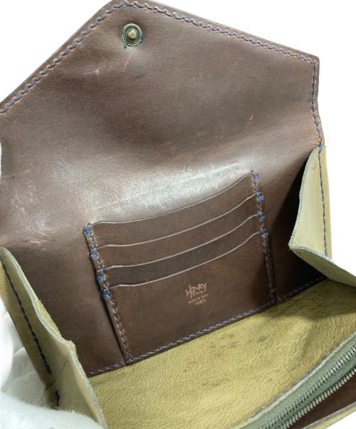 HENRY CUIR（アンリークイール）HENRY CUIR (アンリークイール) 長財布 ブラウンの古着・服飾アイテム