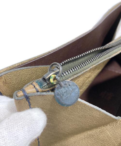HENRY CUIR（アンリークイール）HENRY CUIR (アンリークイール) 長財布 ブラウンの古着・服飾アイテム