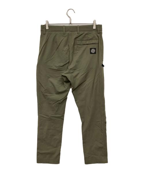 STONE ISLAND（ストーンアイランド）STONE ISLAND (ストーンアイランド) スリムテーパードパンツ カーキ サイズ:W29の古着・服飾アイテム