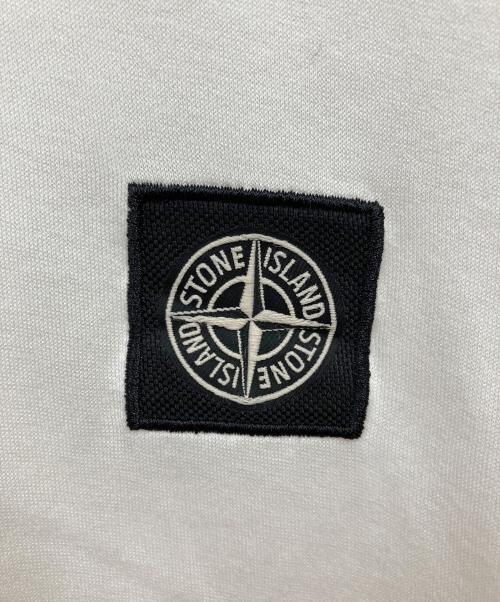 STONE ISLAND（ストーンアイランド）STONE ISLAND (ストーンアイランド) ロゴカットソー ホワイト サイズ:Sの古着・服飾アイテム