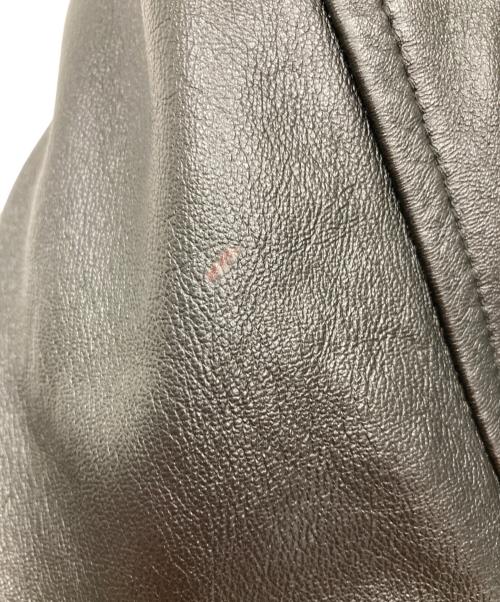 BALMAIN（バルマン）BALMAIN (バルマン) ラムレザージャケット ブラック サイズ:Lの古着・服飾アイテム
