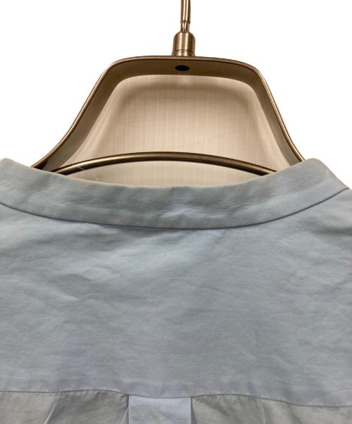 CELINE（セリーヌ）CELINE (セリーヌ) ノーカラーシャツ スカイブルー サイズ:UK34の古着・服飾アイテム