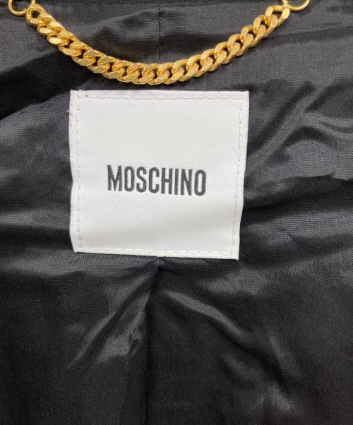 MOSCHINO（モスキーノ）MOSCHINO (モスキーノ) ギャザーセットアップ ブラック サイズ:ジャケット：42/スカート：40の古着・服飾アイテム