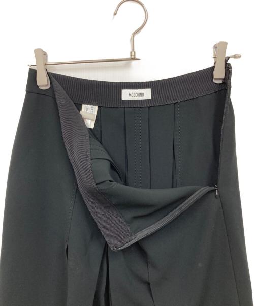 MOSCHINO（モスキーノ）MOSCHINO (モスキーノ) ギャザーセットアップ ブラック サイズ:ジャケット：42/スカート：40の古着・服飾アイテム