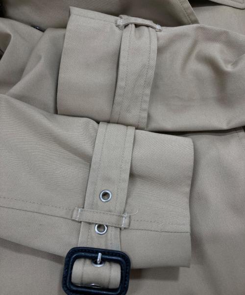 Saint Laurent Paris（サンローランパリ）Saint Laurent Paris (サンローランパリ) ベルテッド ロゴボタン トレンチコート ベージュ サイズ:36の古着・服飾アイテム