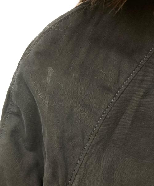 FENDI（フェンディ）FENDI (フェンディ) 中綿ライナー ファー付き ステンカラーコート ネイビー サイズ:38の古着・服飾アイテム