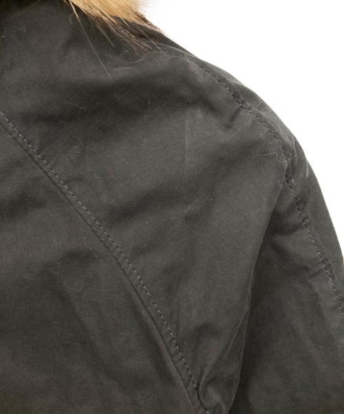 FENDI（フェンディ）FENDI (フェンディ) 中綿ライナー ファー付き ステンカラーコート ネイビー サイズ:38の古着・服飾アイテム