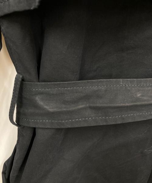 FENDI（フェンディ）FENDI (フェンディ) 中綿ライナー ファー付き ステンカラーコート ネイビー サイズ:38の古着・服飾アイテム