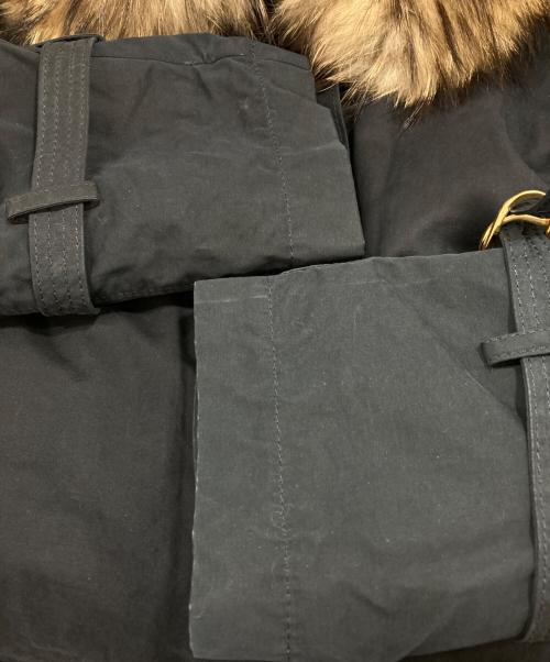 FENDI（フェンディ）FENDI (フェンディ) 中綿ライナー ファー付き ステンカラーコート ネイビー サイズ:38の古着・服飾アイテム