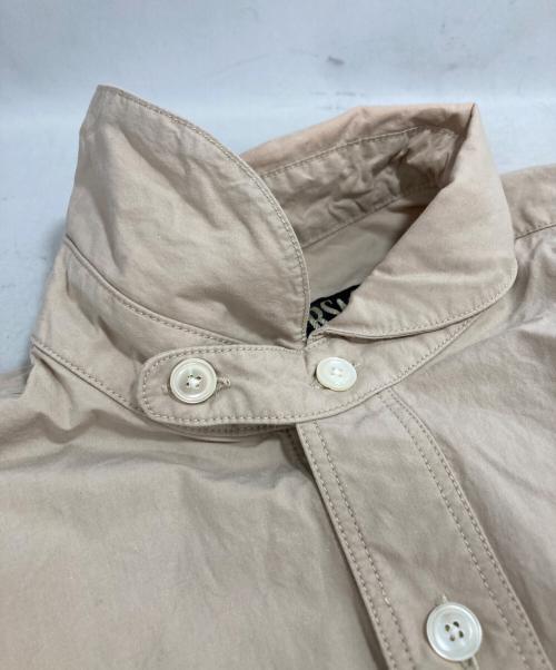 HAVERSACK（ハバーサック）HAVERSACK (ハバーサック) ラウンドカラーシャツ ベージュ サイズ:Lの古着・服飾アイテム
