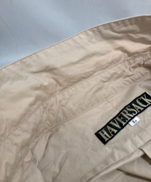 HAVERSACK（ハバーサック）HAVERSACK (ハバーサック) ラウンドカラーシャツ ベージュ サイズ:Lの古着・服飾アイテム