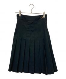 FRED PERRY（フレッドペリー）の古着「プリーツスカート」｜ブラック