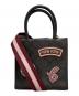 COACH（コーチ）の古着「ミニ キャリー クロスボディ・シグネチャー キャンバス・スキー パッチ」｜ブラウン