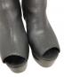 中古・古着 Jeffrey Campbell (ジェフリーキャンベル) スケートヒール オープントゥ ブーツ ブラック サイズ:24.5：6000円