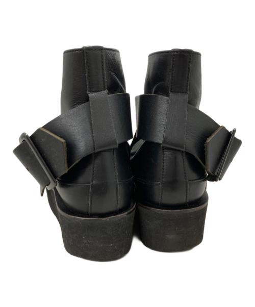 Y's（ワイズ）Y's (ワイズ) belted boots ブラック サイズ:5の古着・服飾アイテム