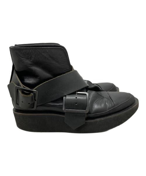 Y's（ワイズ）Y's (ワイズ) belted boots ブラック サイズ:5の古着・服飾アイテム
