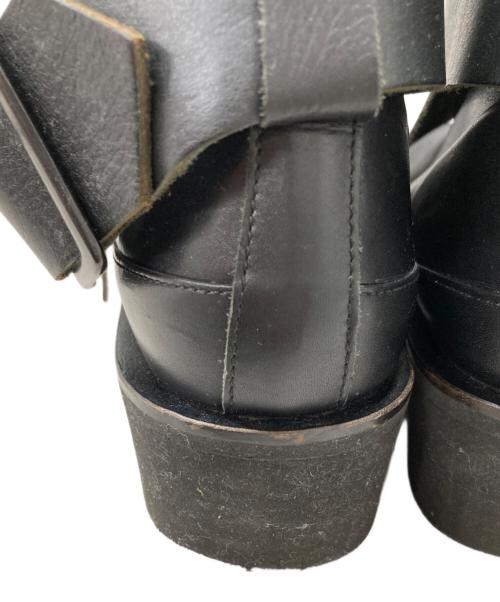 Y's（ワイズ）Y's (ワイズ) belted boots ブラック サイズ:5の古着・服飾アイテム