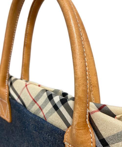BURBERRY BLUE LABEL（バーバリー ブルー レーベル）BURBERRY BLUE LABEL (バーバリー ブルー レーベル) トートバッグ ネイビーの古着・服飾アイテム