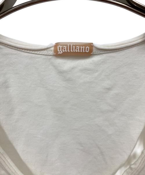 GALLIANO（ガリアーノ）GALLIANO (ガリアーノ) Tシャツ ホワイト サイズ:Sの古着・服飾アイテム