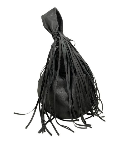 GRACE CONTINENTAL（（グレースコンチネンタル）GRACE CONTINENTAL (（グレースコンチネンタル) フリンジハンドバッグ ブラックの古着・服飾アイテム