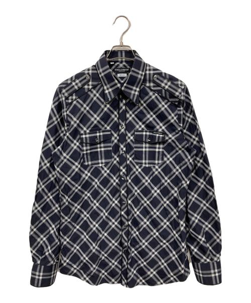 DOLCE & GABBANA（ドルチェ＆ガッバーナ）DOLCE & GABBANA (ドルチェ＆ガッバーナ) 長袖シャツ ブラック サイズ:41の古着・服飾アイテム