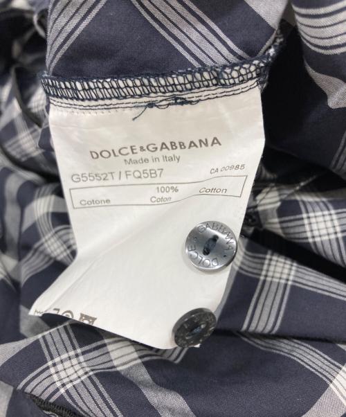 DOLCE & GABBANA（ドルチェ＆ガッバーナ）DOLCE & GABBANA (ドルチェ＆ガッバーナ) 長袖シャツ ブラック サイズ:41の古着・服飾アイテム