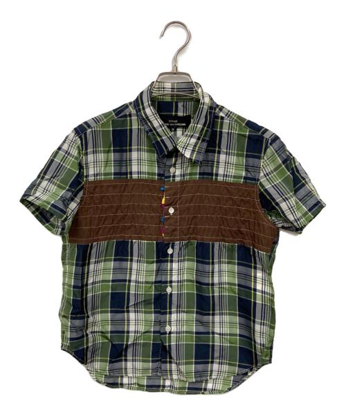 tricot COMME des GARCONS（トリココムデギャルソン）tricot COMME des GARCONS (トリココムデギャルソン) 半袖シャツ グリーン サイズ:Mの古着・服飾アイテム