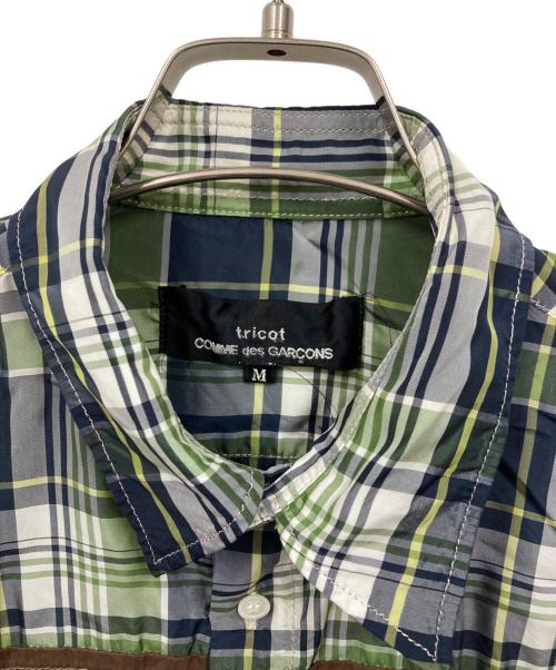 tricot COMME des GARCONS（トリココムデギャルソン）tricot COMME des GARCONS (トリココムデギャルソン) 半袖シャツ グリーン サイズ:Mの古着・服飾アイテム