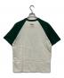 COACH (コーチ) DISNEY (ディズニー) ラグランTシャツ ホワイト×グリーン サイズ:SMALL 未使用品：7000円