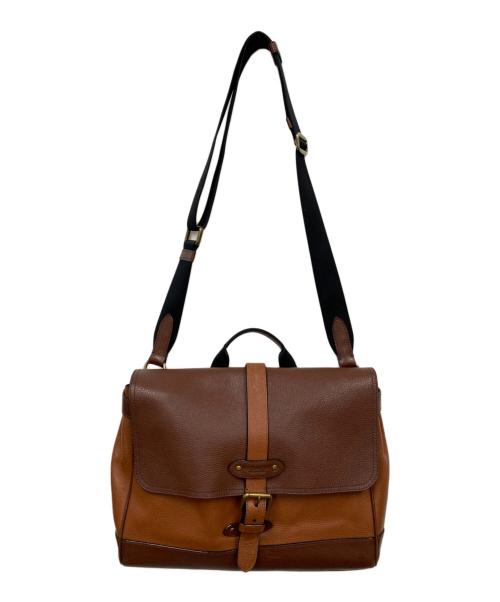COACH（コーチ）COACH (コーチ) カラーブロックメッセンジャーバッグ ブラウンの古着・服飾アイテム