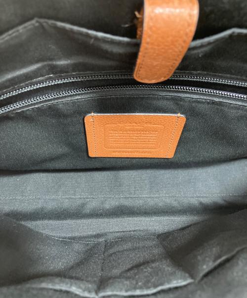 COACH（コーチ）COACH (コーチ) カラーブロックメッセンジャーバッグ ブラウンの古着・服飾アイテム