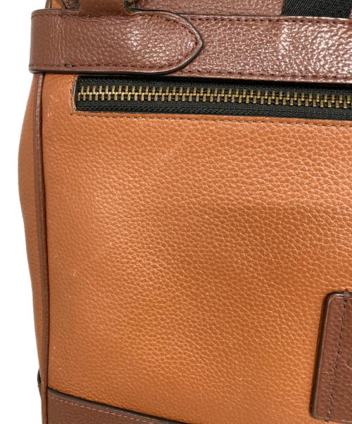COACH（コーチ）COACH (コーチ) カラーブロックメッセンジャーバッグ ブラウンの古着・服飾アイテム