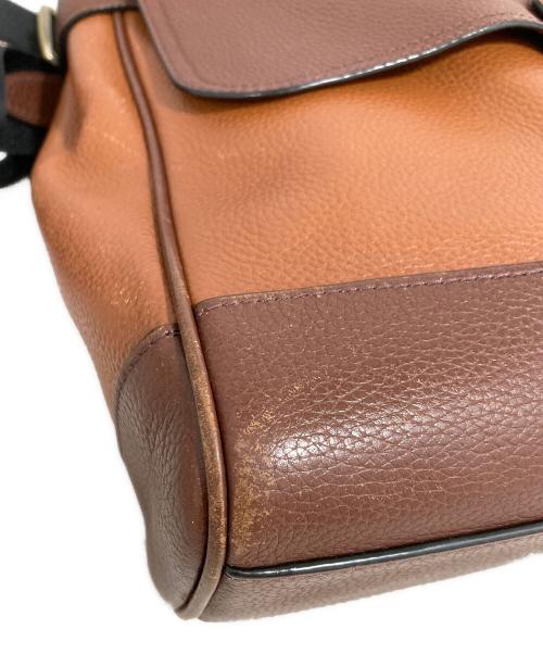 COACH（コーチ）COACH (コーチ) カラーブロックメッセンジャーバッグ ブラウンの古着・服飾アイテム