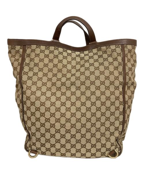 GUCCI（グッチ）GUCCI (グッチ) アビー ハンドバッグ トートバッグ ベージュの古着・服飾アイテム