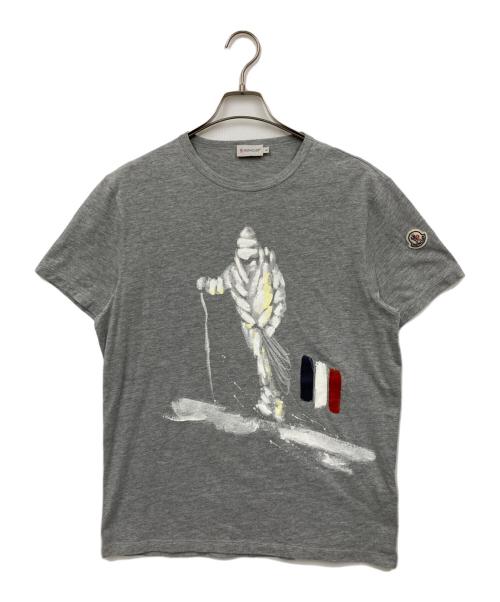 MONCLER（モンクレール）MONCLER (モンクレール)  Tシャツ グレー サイズ:Lの古着・服飾アイテム