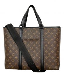 LOUIS VUITTON（ルイ ヴィトン）の古着「ウィークエンド・トートPM」｜ブラウン