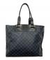 LOUIS VUITTON（ルイ ヴィトン）の古着「ダミエ・コバルト カバ・ヴォワヤージュ トート」｜ネイビー