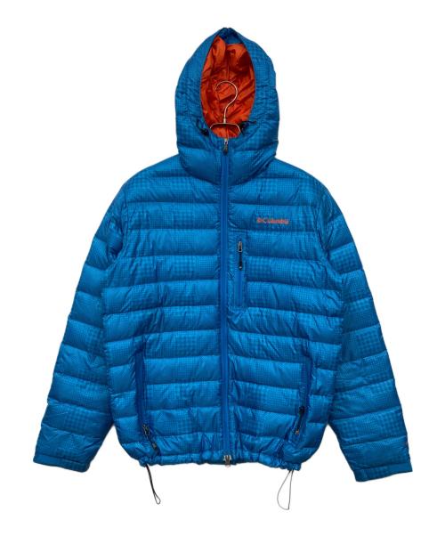 Columbia（コロンビア）Columbia (コロンビア) ダウンジャケット ブルー サイズ:Lの古着・服飾アイテム