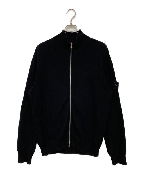 STONE ISLAND（ストーンアイランド）STONE ISLAND (ストーンアイランド) ドライバーズニット ブラック サイズ:Lの古着・服飾アイテム