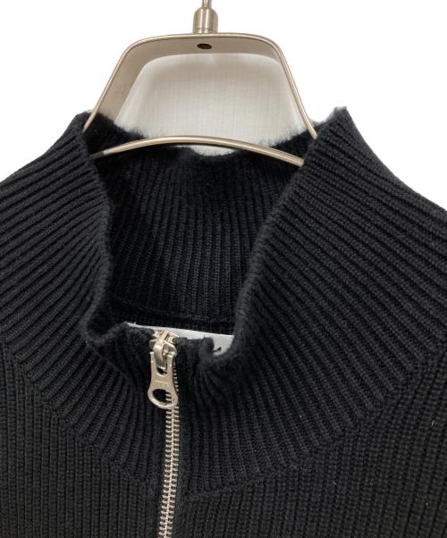 STONE ISLAND（ストーンアイランド）STONE ISLAND (ストーンアイランド) ドライバーズニット ブラック サイズ:Lの古着・服飾アイテム