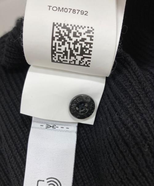 STONE ISLAND（ストーンアイランド）STONE ISLAND (ストーンアイランド) ドライバーズニット ブラック サイズ:Lの古着・服飾アイテム
