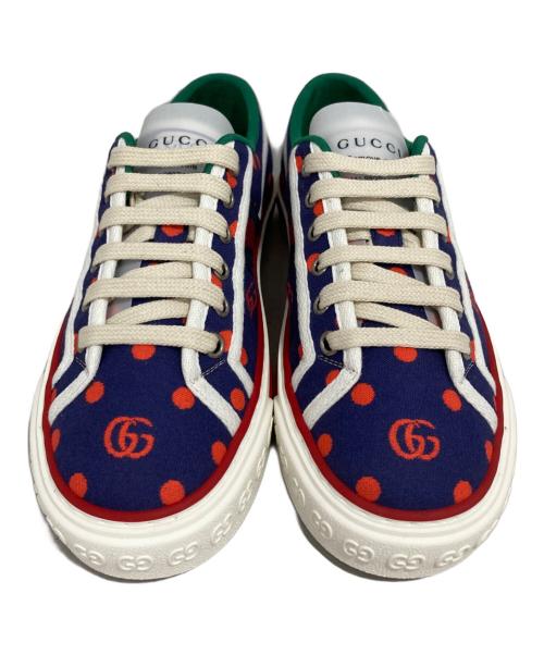 GUCCI（グッチ）GUCCI (グッチ) スニーカー ネイビー サイズ:36の古着・服飾アイテム