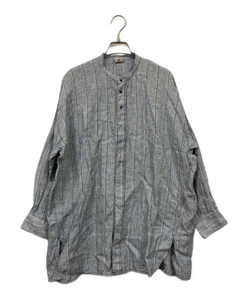 FIL DE FER（フィルデフェール）FIL DE FER (フィルデフェール) リネンシャツ グレー サイズ:Fの古着・服飾アイテム