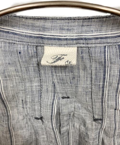FIL DE FER（フィルデフェール）FIL DE FER (フィルデフェール) リネンシャツ グレー サイズ:Fの古着・服飾アイテム