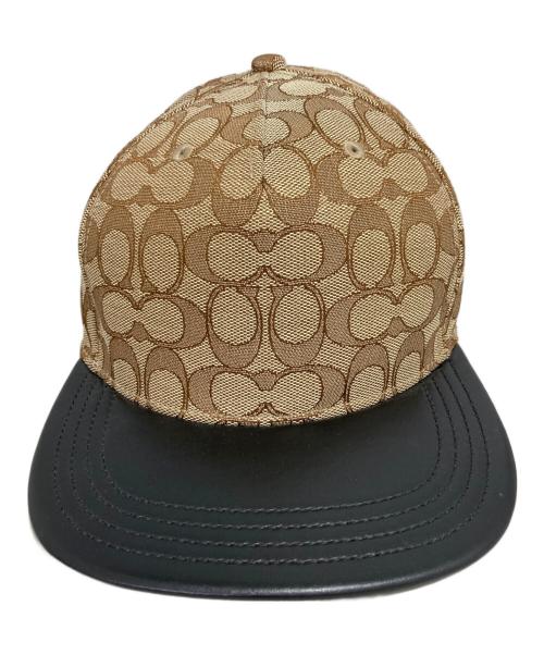 COACH（コーチ）COACH (コーチ) シグネイチャーロゴキャップ ベージュ サイズ:MLの古着・服飾アイテム