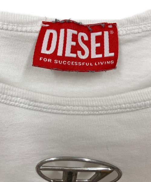 DIESEL（ディーゼル）DIESEL (ディーゼル) コットン オーバルD ホワイト サイズ:Mの古着・服飾アイテム