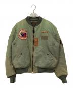 TED COMPANYテッドカンパニー）の古着「MA-1ジャケット」｜カーキ
