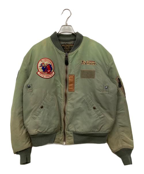 TED COMPANY（テッドカンパニー）TED COMPANY (テッドカンパニー) MA-1ジャケット カーキ サイズ:42の古着・服飾アイテム
