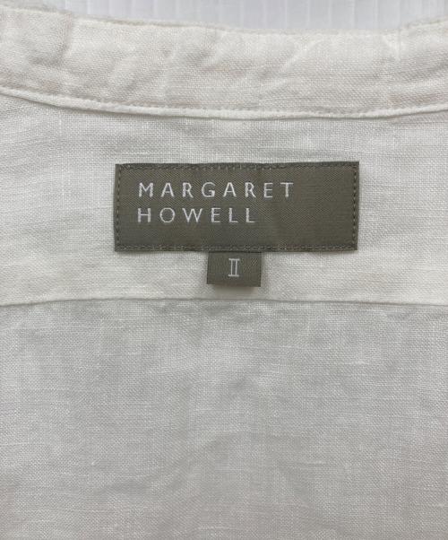 MARGARET HOWELL（マーガレットハウエル）MARGARET HOWELL (マーガレットハウエル) リネンシャツ ホワイト サイズ:2の古着・服飾アイテム