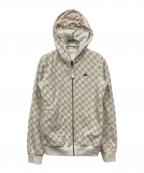 BURBERRY BLUE LABELバーバリー ブルー レーベル）の古着「リバーシブルジップパーカー」｜ホワイト